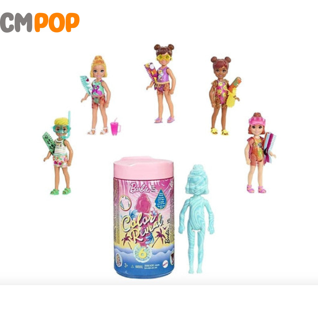 Barbie Colour Reveal - Chelsea Sand and Sun Blind Pack (6 Surprises) Toys & Games