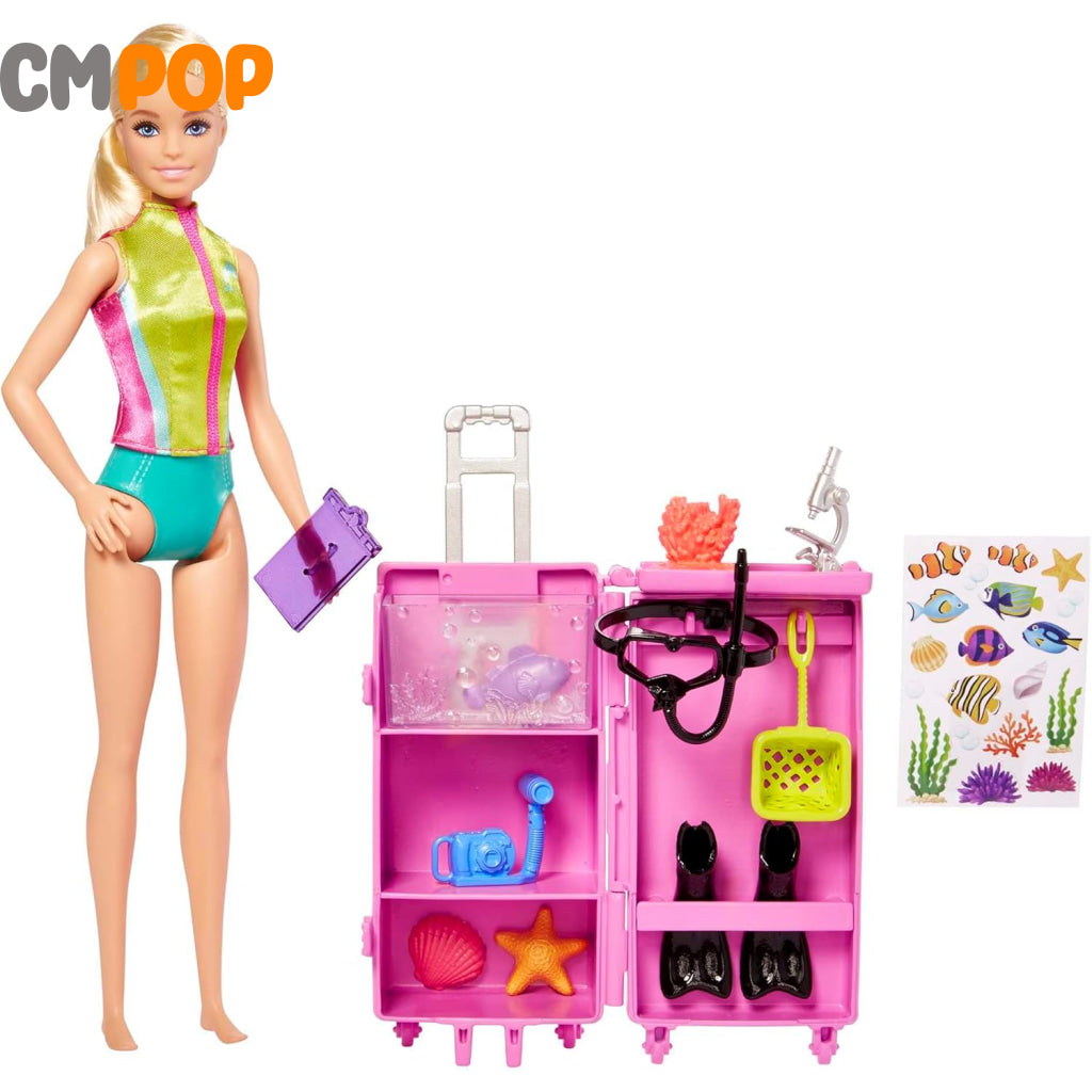 Barbie You Can Be Anything - Marine Biologist Doll With Accessories Toys & Games