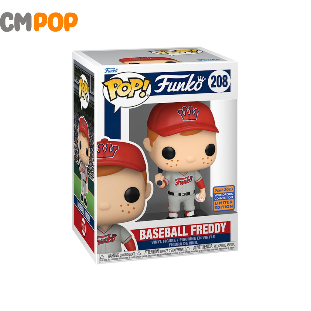 Baseball Freddy - #208 Funko Pop! Wonderous Convention 2023 Limited Edition Pop