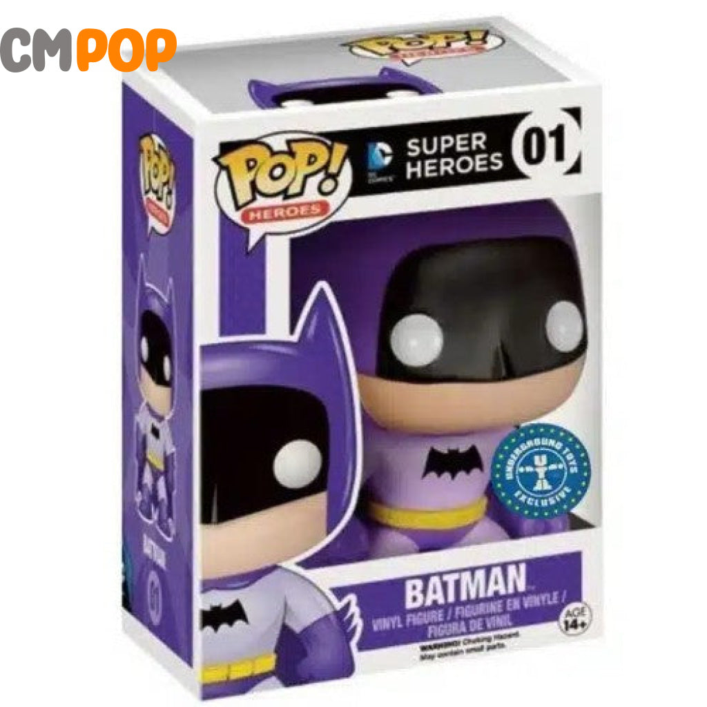 Batman - #01 Funko Pop! Heroes Dc Comics Super Hero’s Underground Toys Exclusive Pop