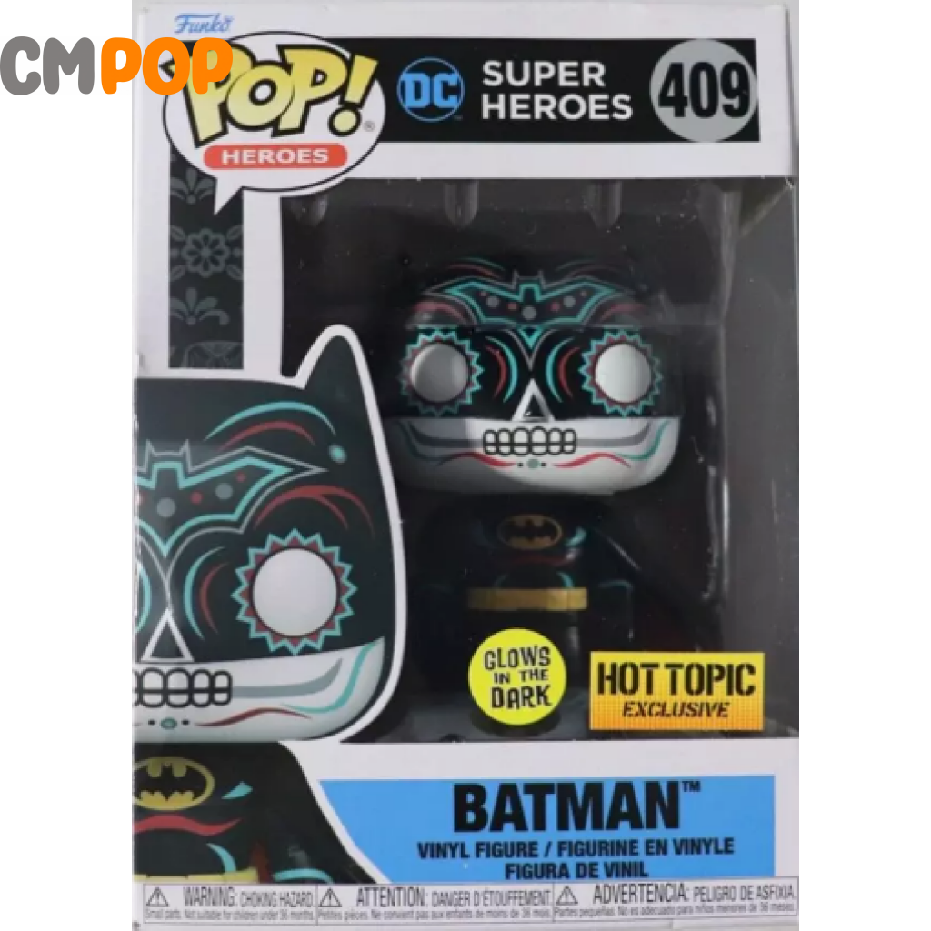 Batman - #409 Funko Pop! Heroes Dc Super Gitd Hot Topic Exclusive Pop
