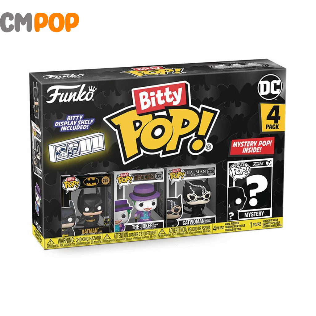 Batman 85Th Anniversary -Batman / The Joker/ Catwoman - Series 1 Funko Bitty Pop! Pop