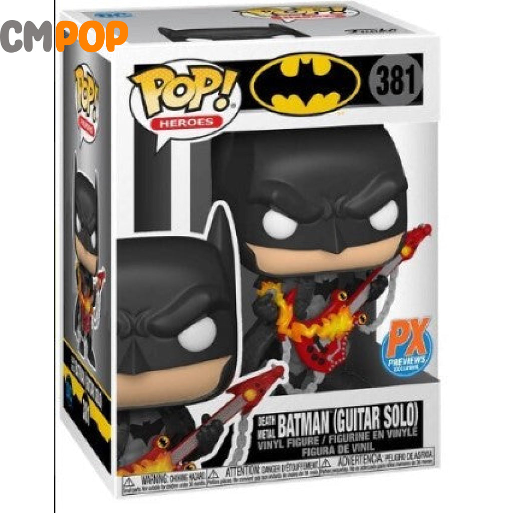 Batman Guitar Solo - #381 Funko Pop! 8/10 Condition Pop