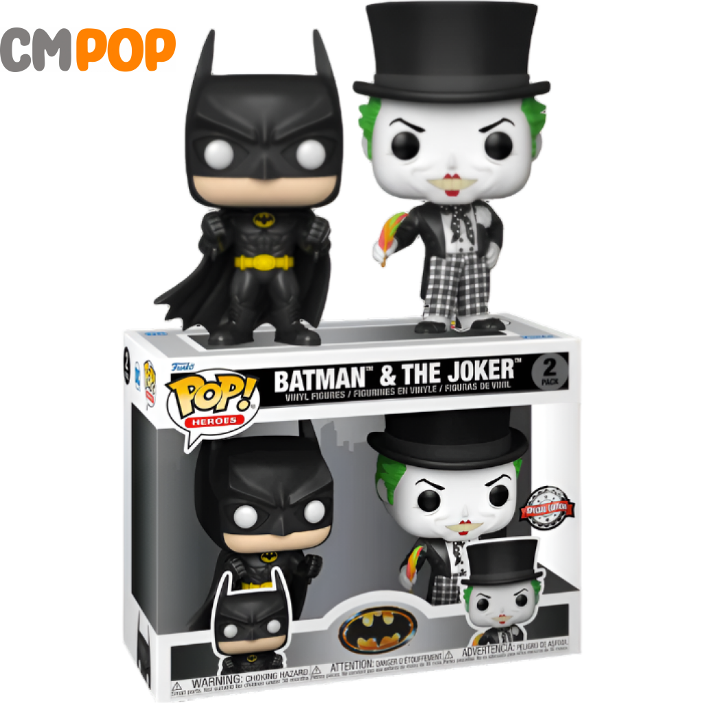 Batman & The Joker - 2 Pk - Funko Pop! - Batman - Special Edition Funko Pop