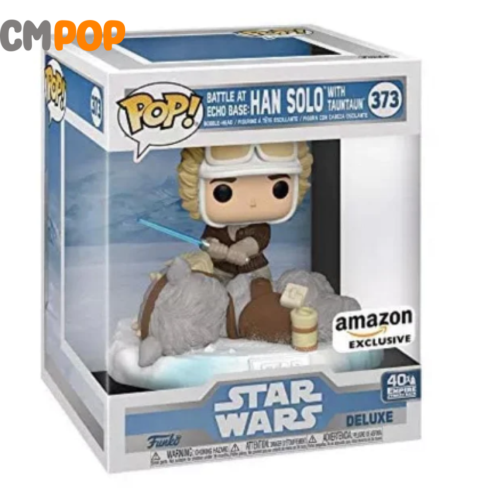 Battle At Echo Base: Han Solo With Tauntaun #373 Deluxe Funko Pop! Star Wars - Amazon Exclusive