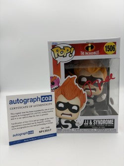JJ & Syndrome - #1506 - Funko Pop! - The Incredibles - Signed By Jason Lee - Autographcoa Certified Funko Pop!