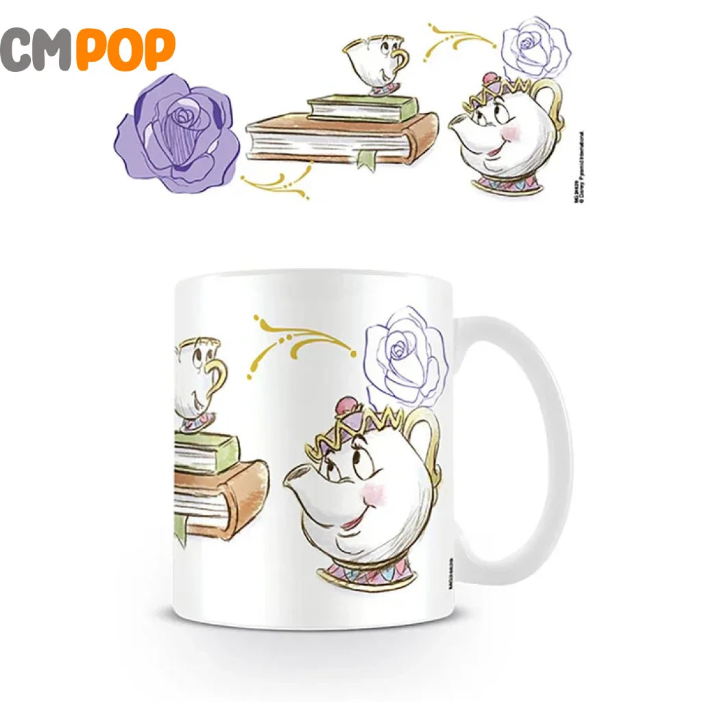 Beauty And The Beast (Chip Enchanted) 11Oz/315Ml White Ceramic Mug Mug