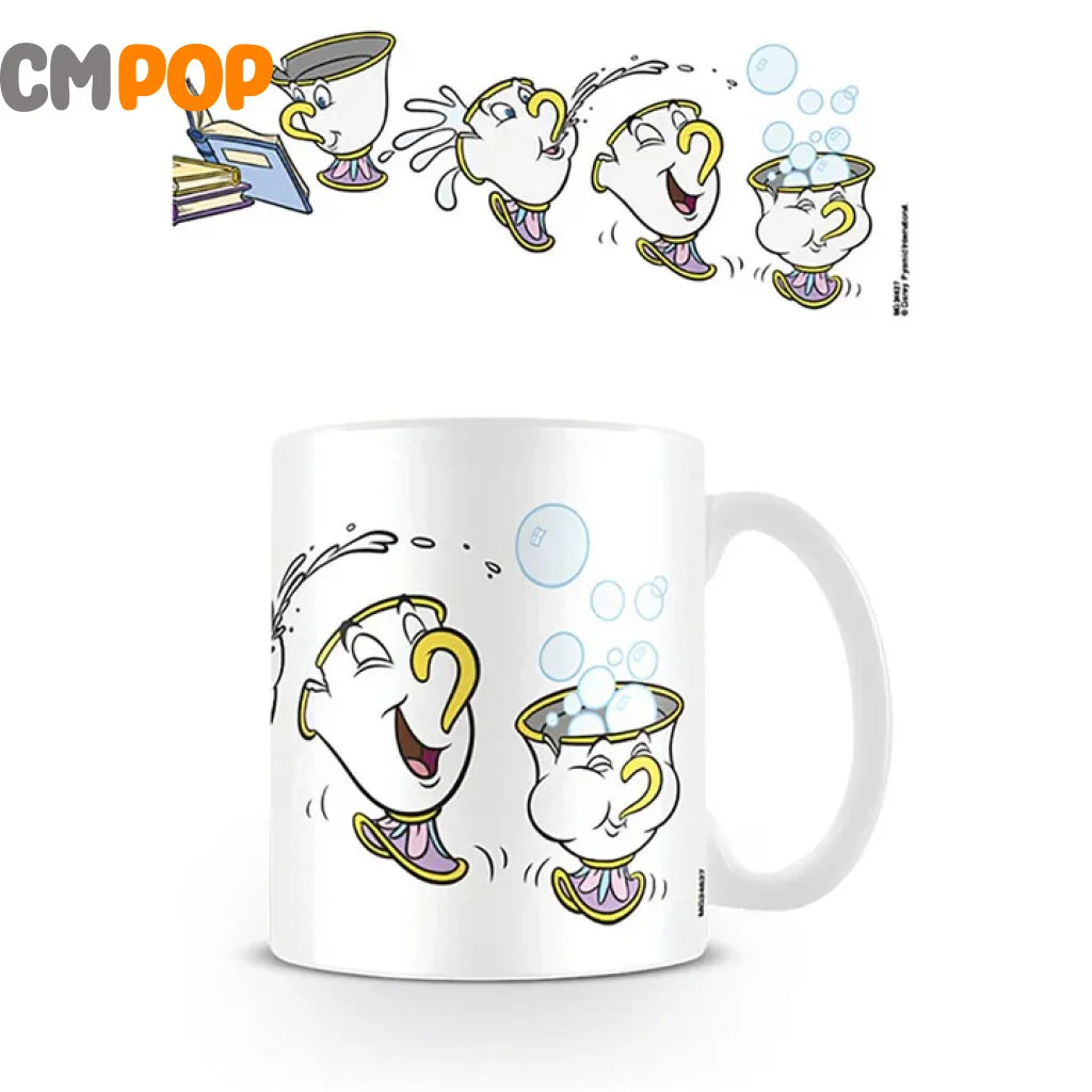 Beauty And The Beast (Chip Playtime) 11Oz/315Ml White Ceramic Mug. Mug