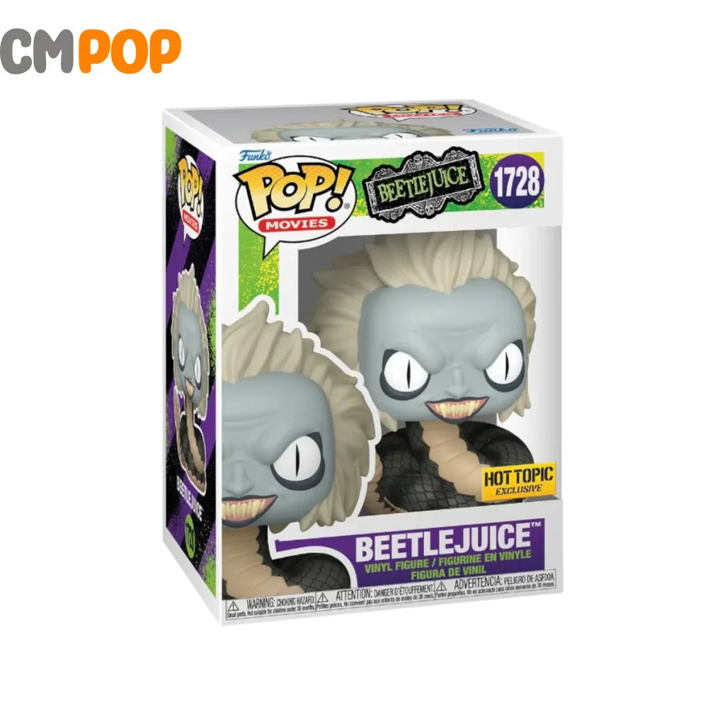 Beetlejuice - #1728 - Funko Pop! - Movies - Beetlejuice - Hot Topic Exclusive