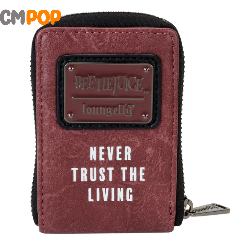 Beetlejuice Handbook For The Recently Deceased Accordian Wallet - Loungefly