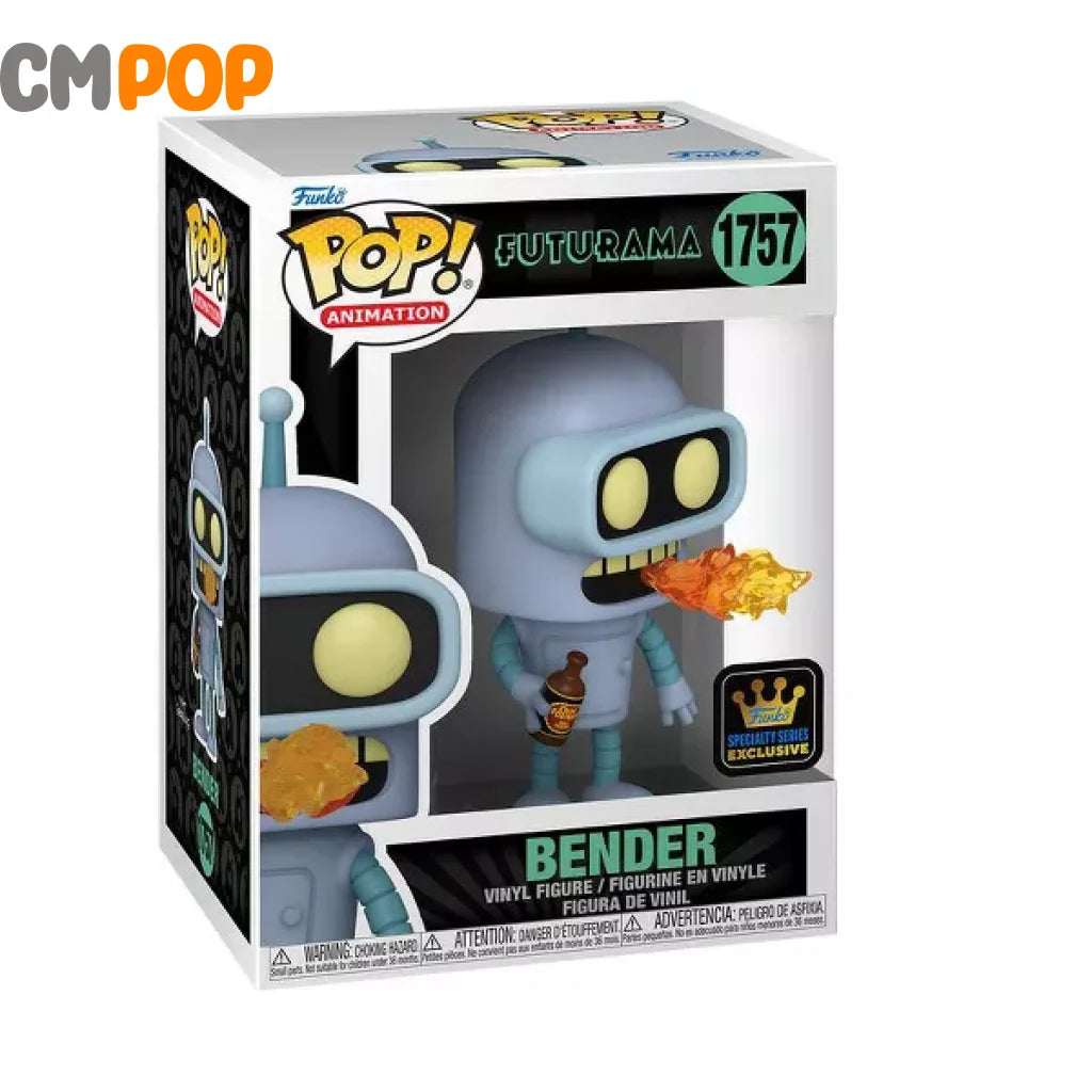 Bender - #1757 Funko Pop! Animation Futurama Specialty Series Exclusive Pop