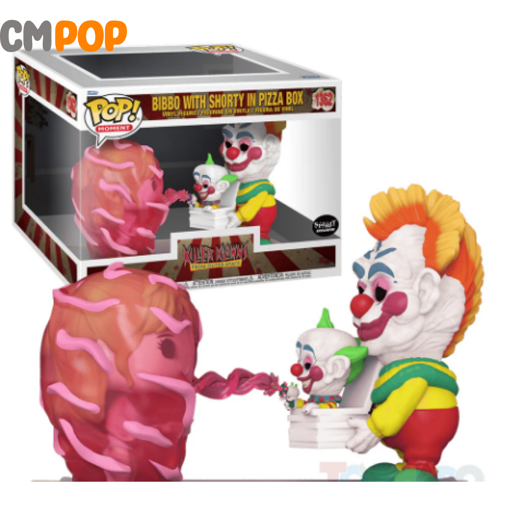 Bibbo With Shorty In Pizza Box - #1362 - Funko Pop! - Movies - Killer Klowns - Spirt Exclusive - Jumbo