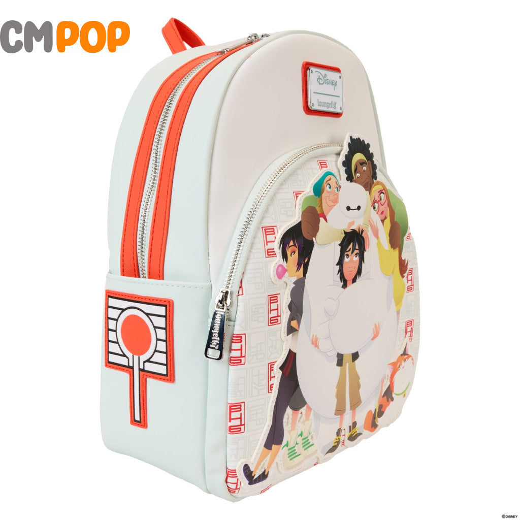 Big Hero 6 10Th Anniversary Baymax Gang Mini Backpack - Loungefly