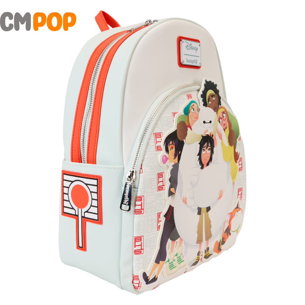 Big Hero 6 10Th Anniversary Baymax Gang Mini Backpack - Loungefly