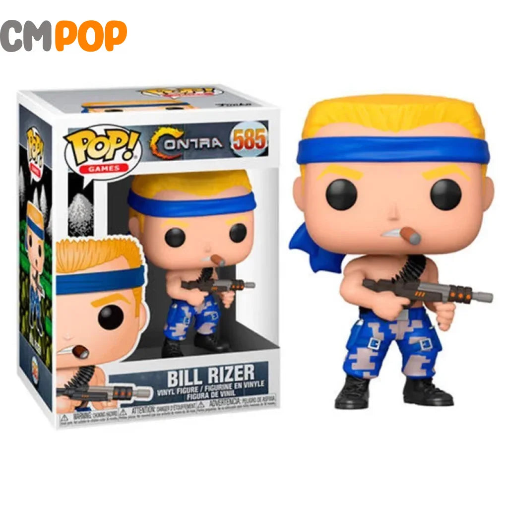 Bill Rizer - #585 Funko Pop! Games Contra Pop