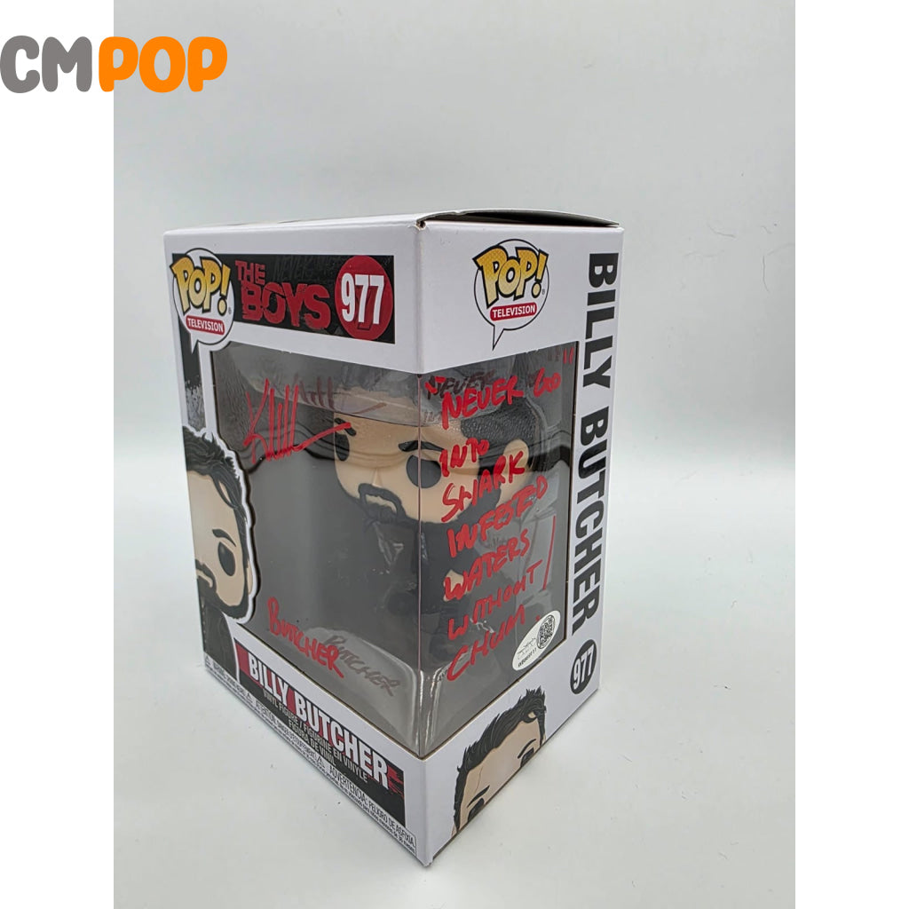 Billy Butcher - #977 - Funko Pop! - The Boys - Signed by Karl Urban - Certified Pop! Funko Pop