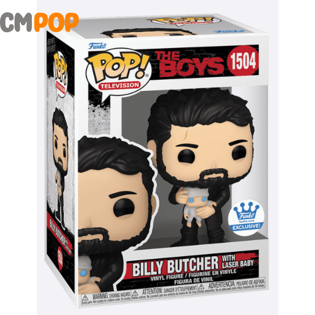 Billy Butcher With Laser Baby - #1504 Funko Pop! The Boys Exclusive Pop