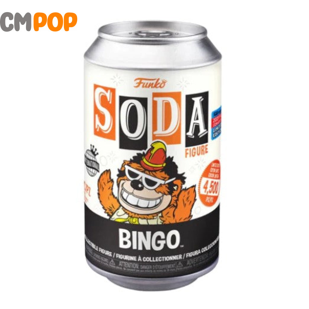 Bingo - Funko Vinyl Soda 4500 Pieces The Banana Splits Tv Chance Of Chase 2021 Nycc Exclusive