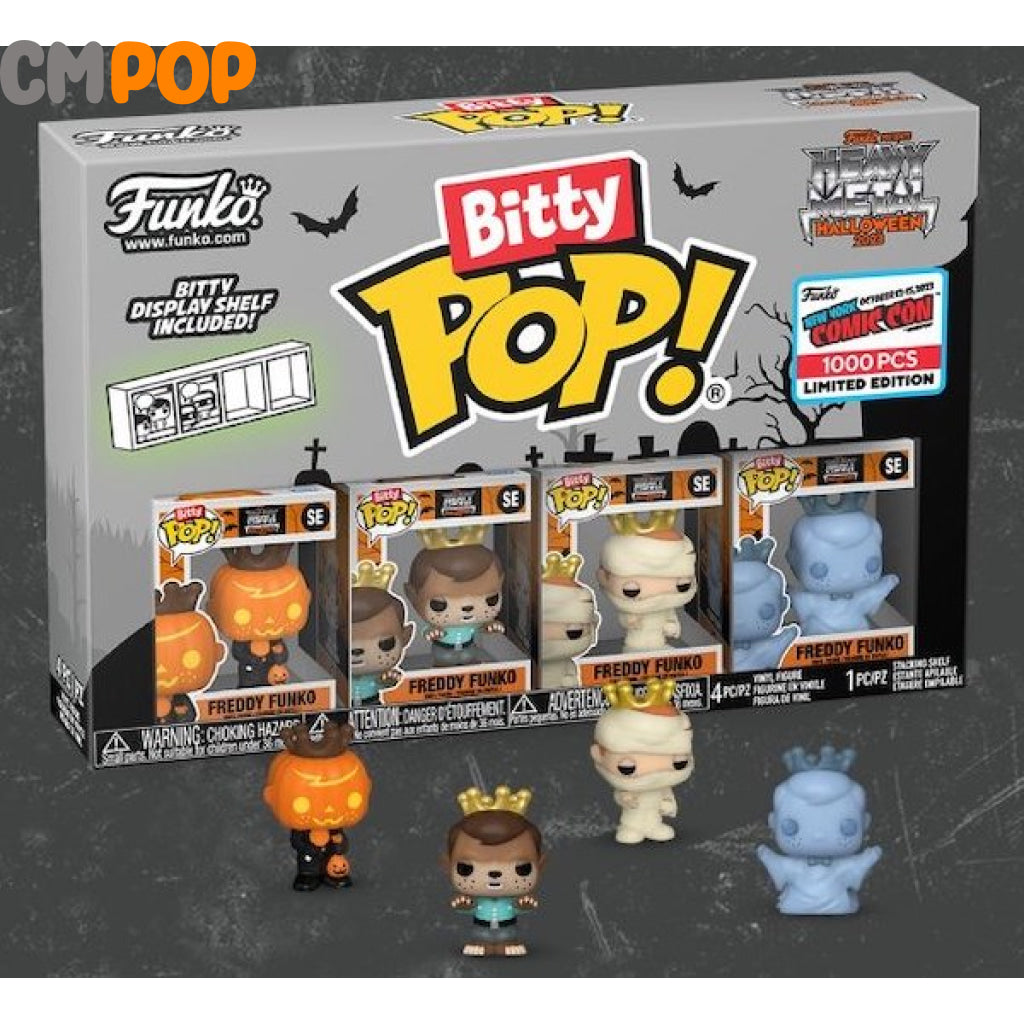 Bitty Pop! - Funko Nycc 2023 Stickered Convention 1000 Piece Exclusive Heavy Metal Halloween Pop