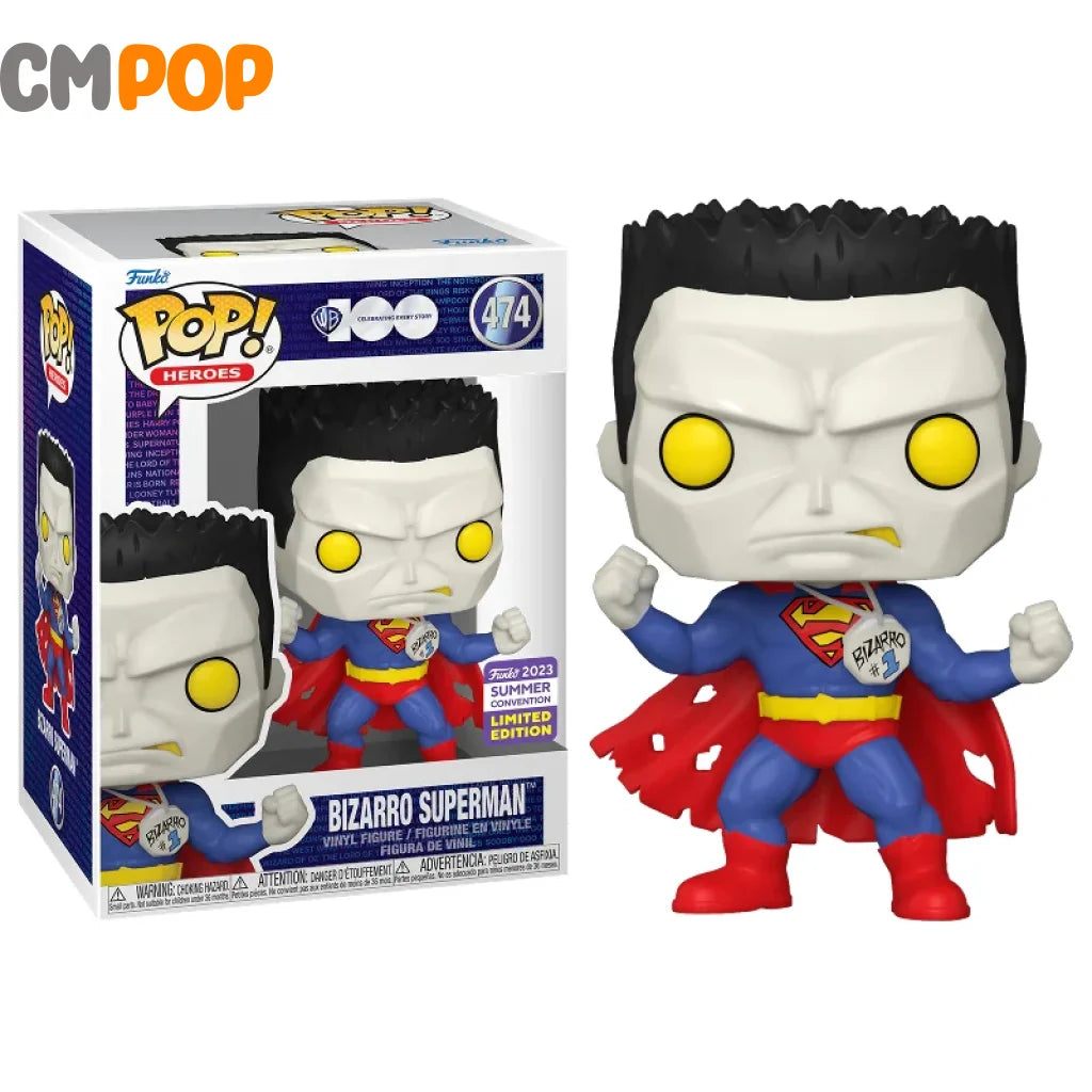 Bizarro Superman - #474 Funko Pop! Heroes Wb Celebrating Every Story 2023 Convention Limited