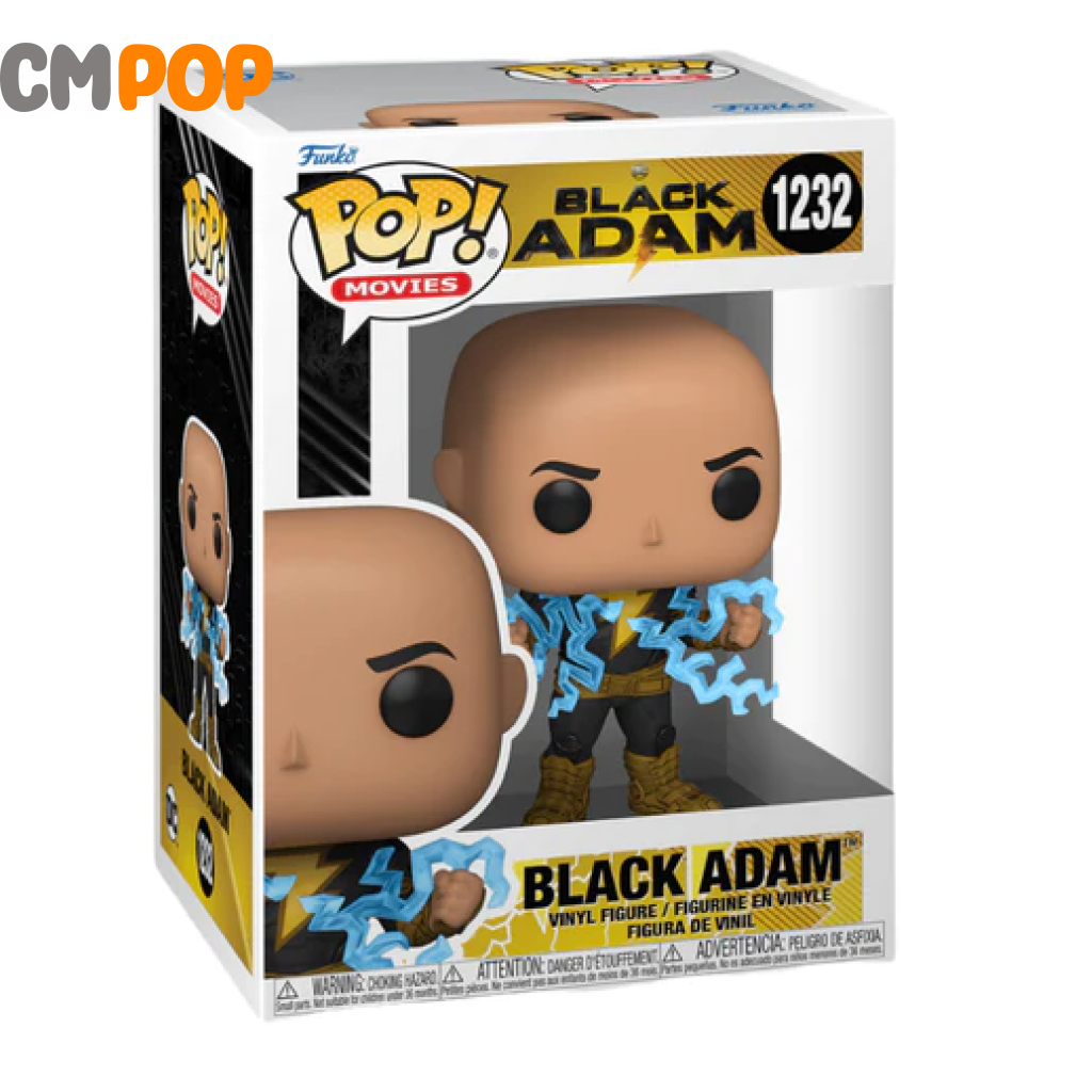 Black Adam - #1232 Funko Pop! 7/10 Condition Pop