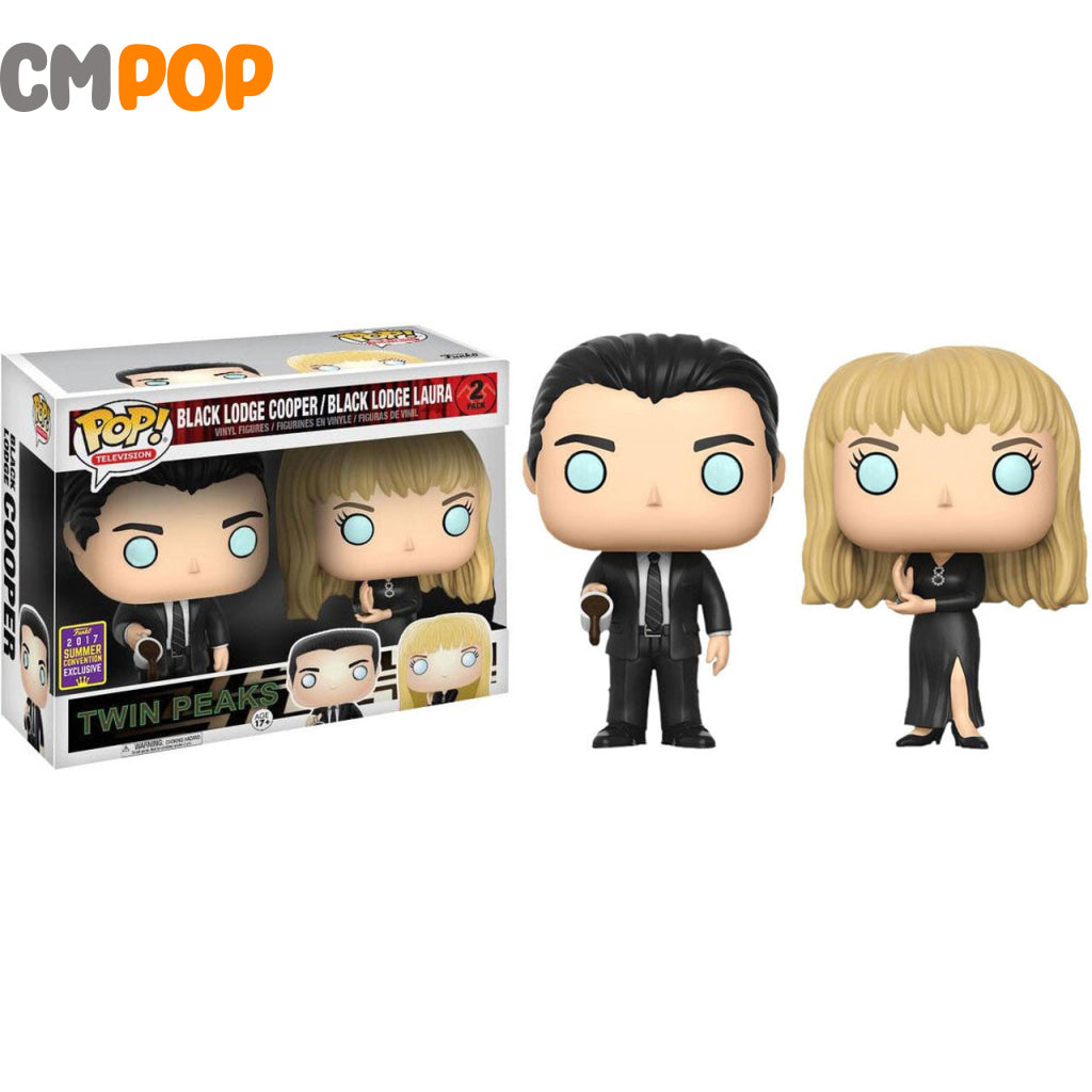 Black Lodge Cooper / Laura - 2 Pack Funko Pop! Television Twin Peaks 2017 Convention Limited