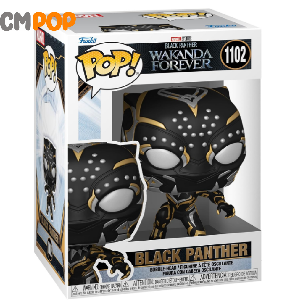 Black Panther - #1102 Funko Pop! Wakanda Forever Marvel Pop
