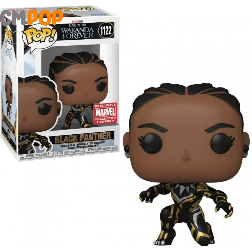 Black Panther - #1122 Funko Pop! Marvel Wakanda Forever Exclusive Collector Corps Pop