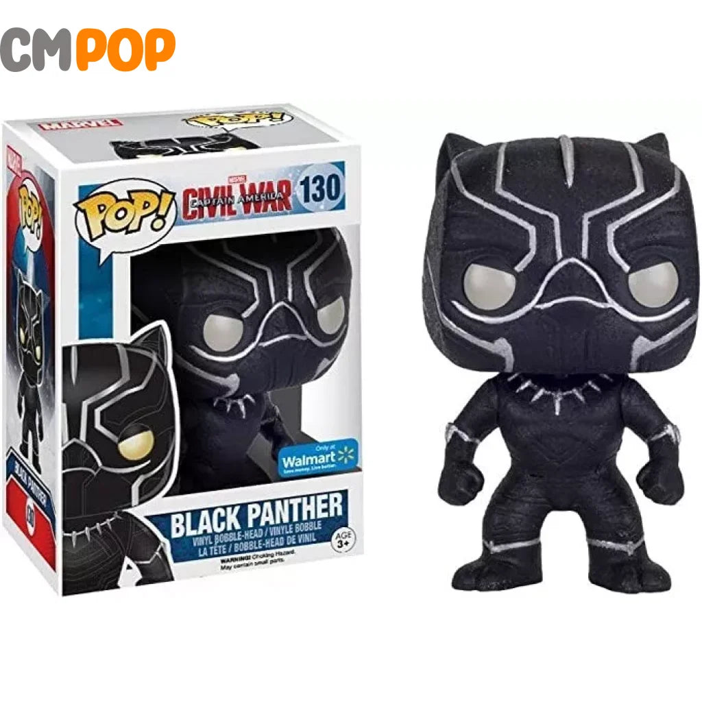 Black Panther - #130 Funko Pop! Marvel Civil War Walmart Exclusive Pop