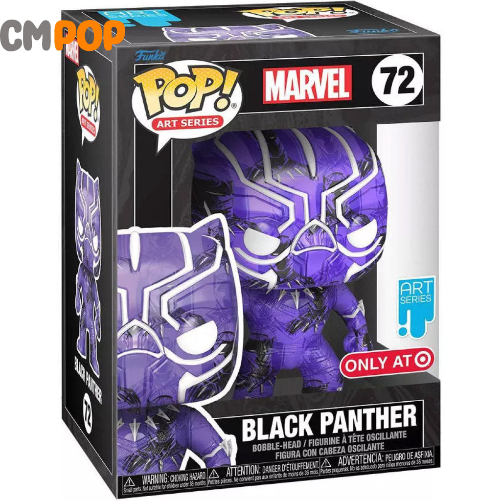 Black Panther - #72 Funko Pop! Marvel Special Edition Art Series Target Exclusive Pop