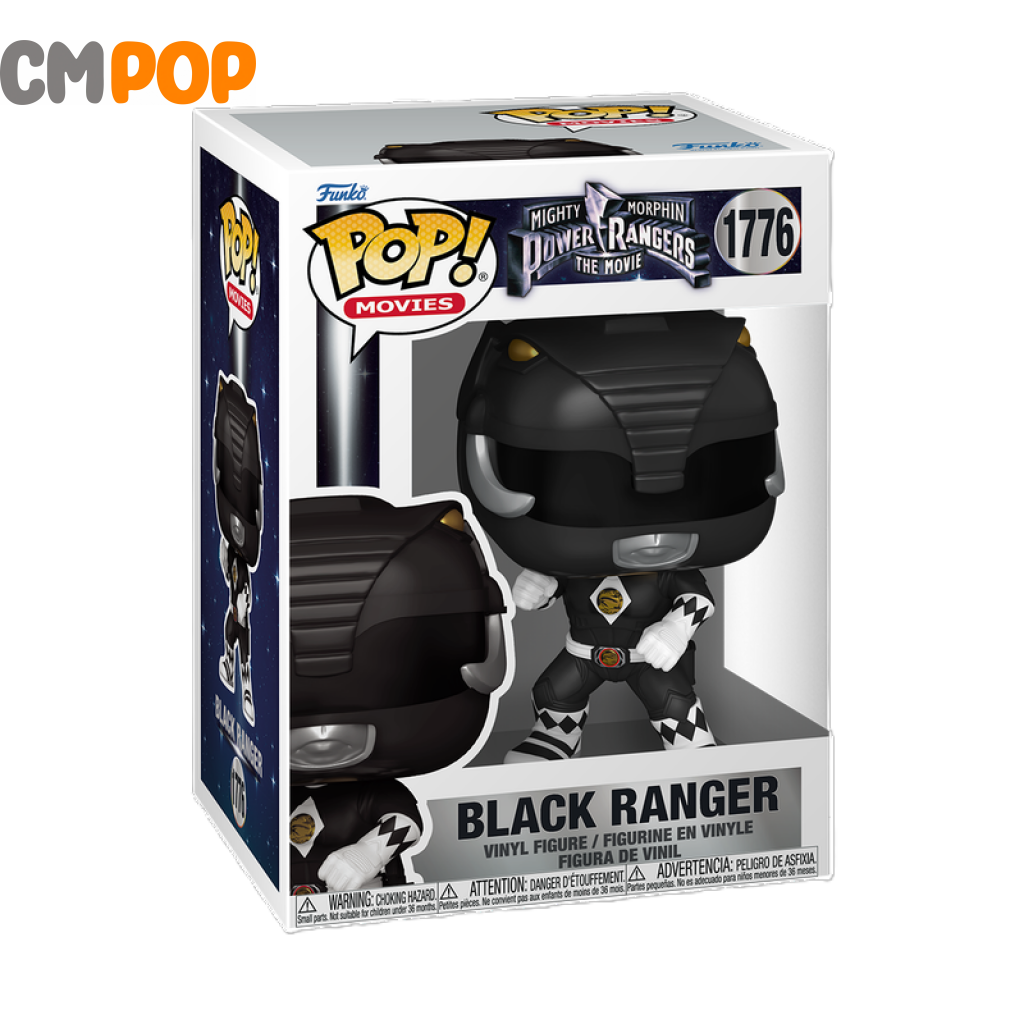 Black Ranger - #1776 - Funko Pop! - Mighty Morphin Power Rangers Funko Pop