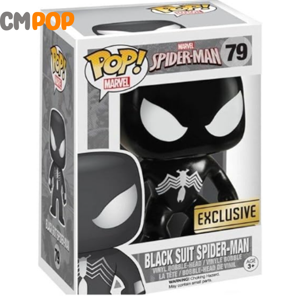 Black Suit Spider-Man - #79 Funko Pop! Exclusive Pop