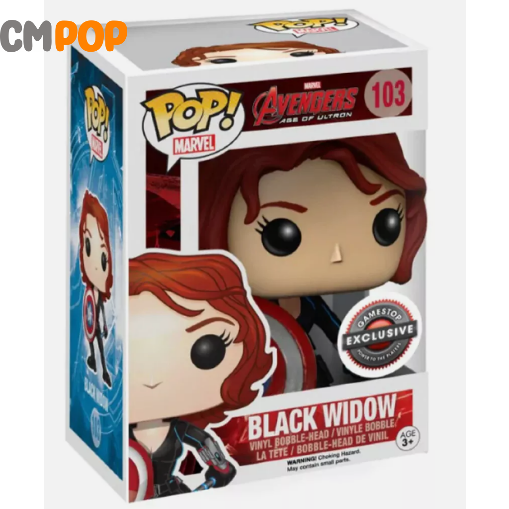 Black Widow - #103 Funko Pop! Marvel Gamestop Exclusive Pop