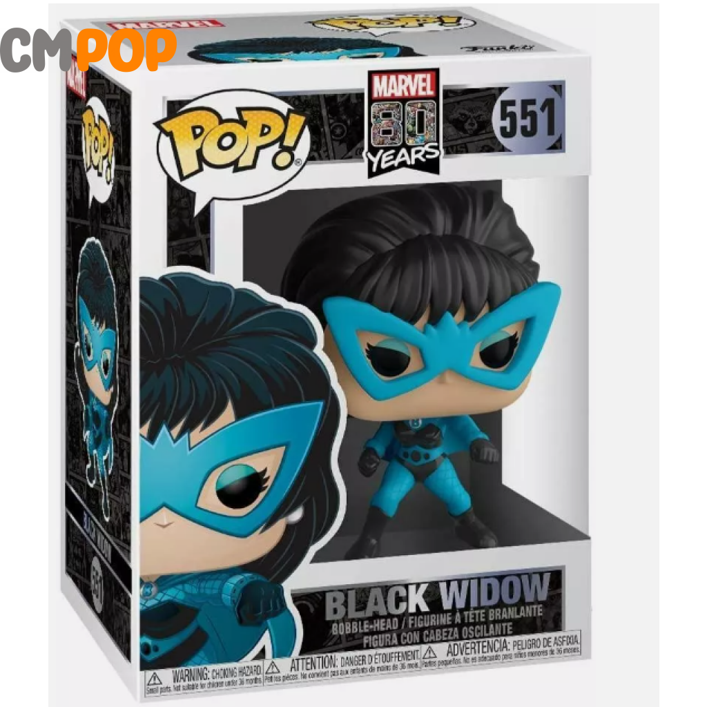 Black Widow - #551 Funko Pop! Marvel 80 Years Pop
