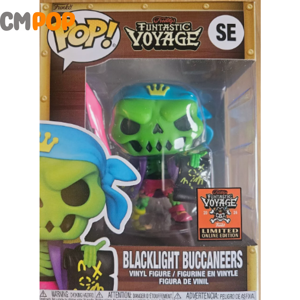 Blacklight Buccaneers- #Se- Funko Pop! - Funtastic Voyage Limited Edition Exclusive Pop