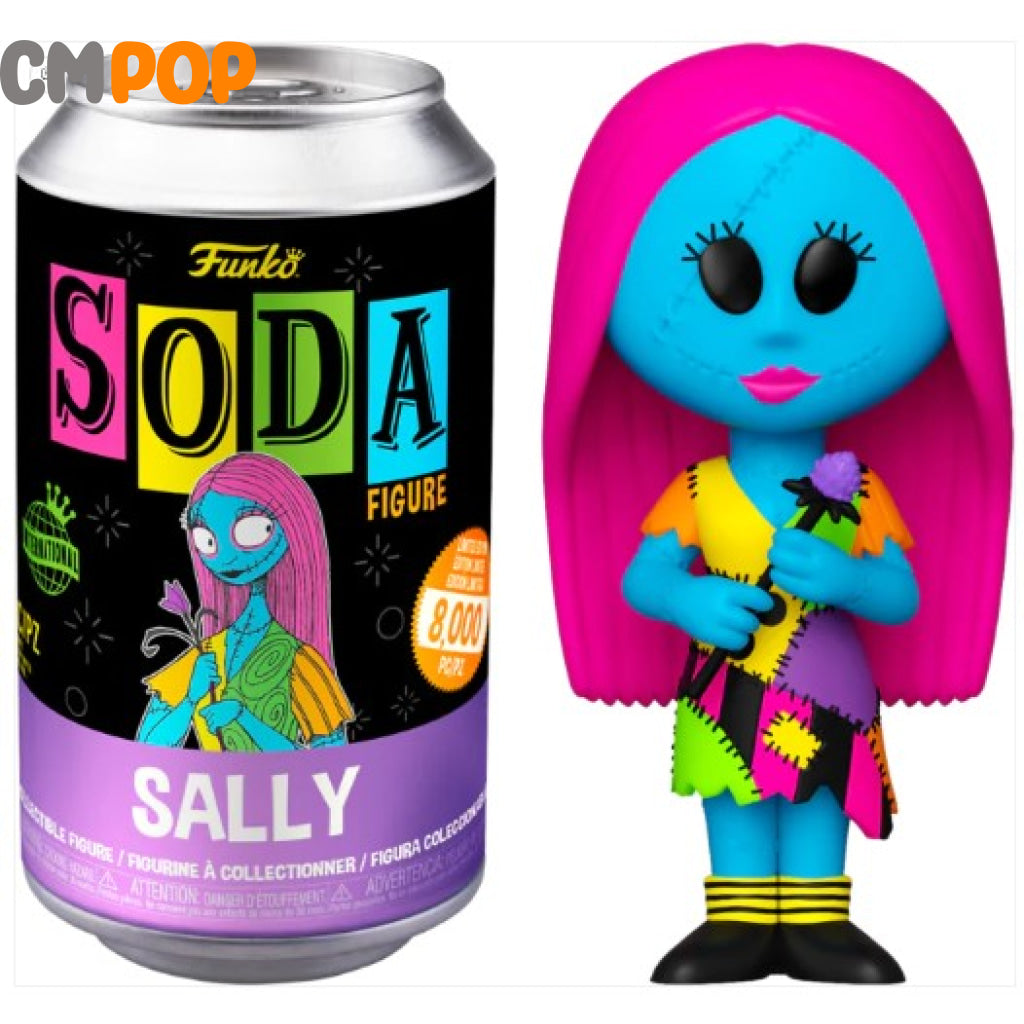 Blacklight Sally - Funko Vinyl Soda 8 000 Pieces Disney Nightmare Before Christmas Chance Of Chase