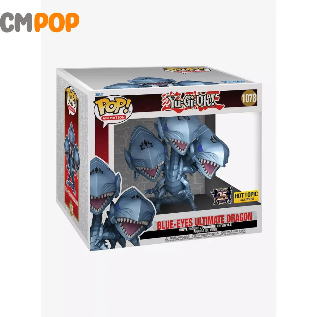 Blue-Eyes Ultimate Dragon - #1078 Funko Pop! Deluxe Animation Yu-Gi-Oh! Hot Topic Exclusive