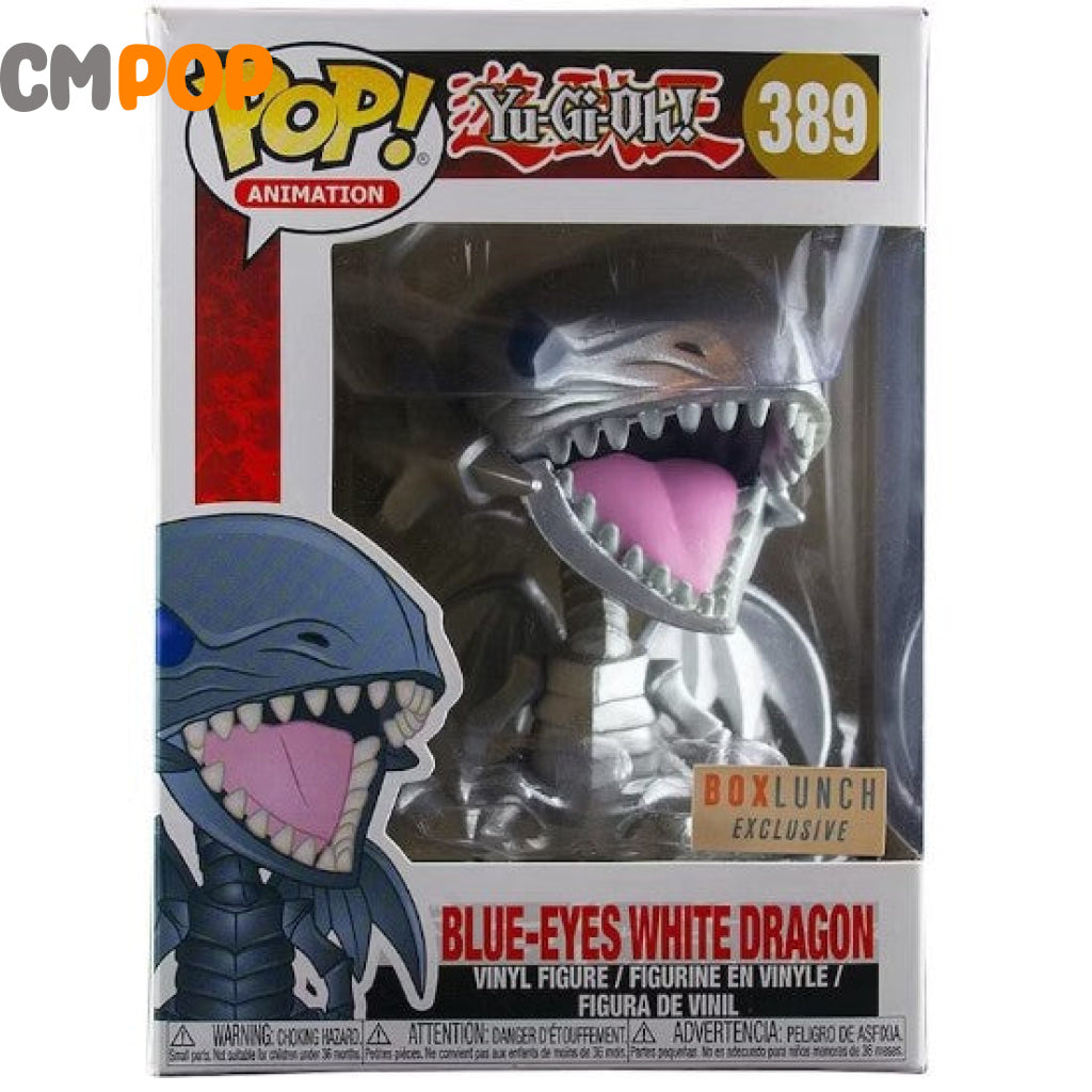 Blue-Eyes White Dragon - #389 Funko Pop! Animation Yu-Gi-Oh! Box Lunch Exclusive
