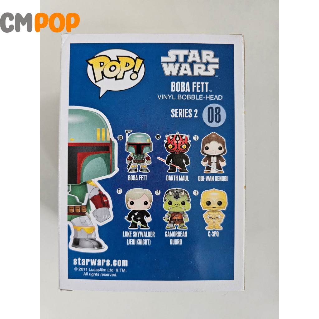 Boba Fett - Vinyl Bobble-Head #08 Funko Pop! Star Wars First Release Pop