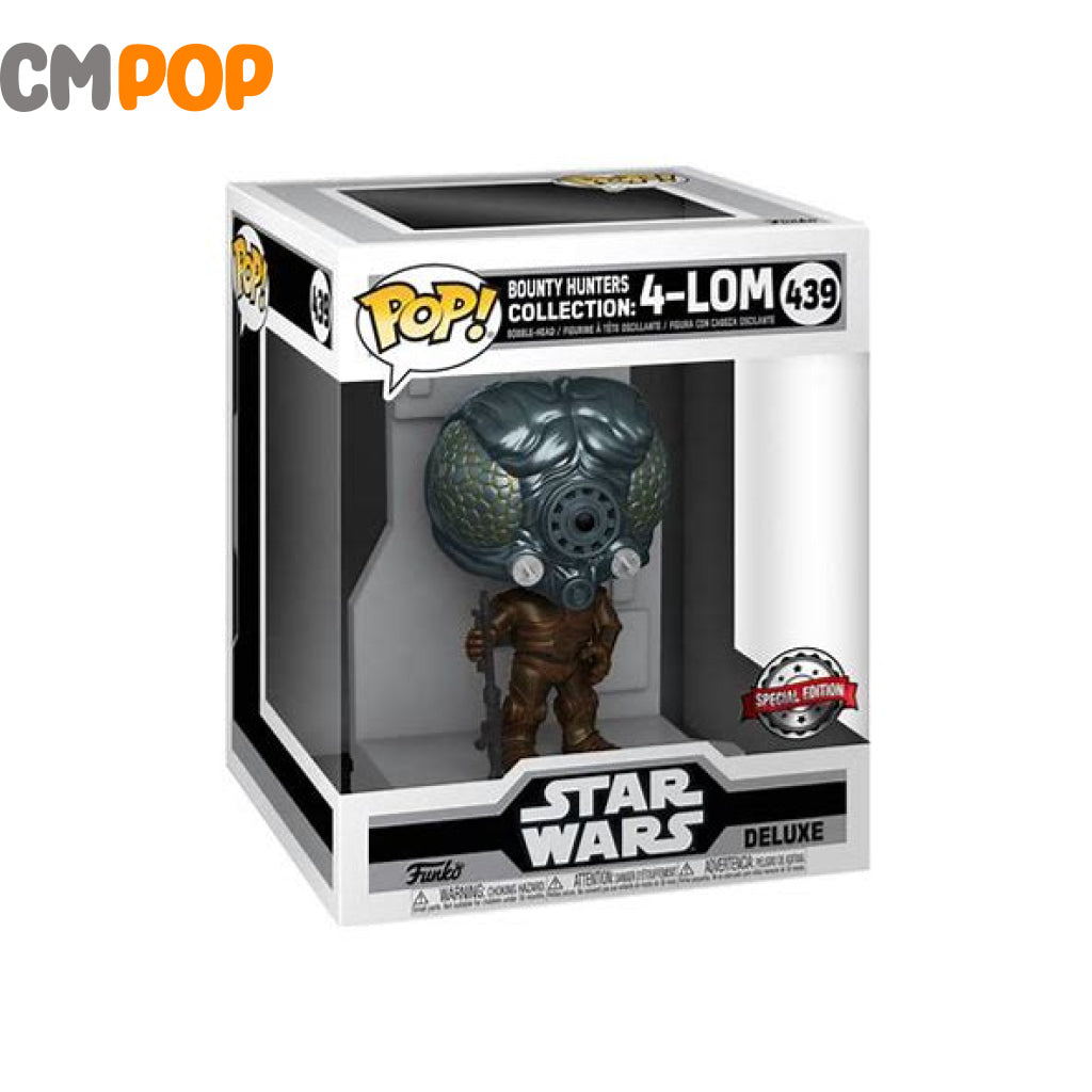 Bounty Hunters Collection: 4-Lom - #439 Funko Pop! Star Wars Deluxe Special Edition Pop