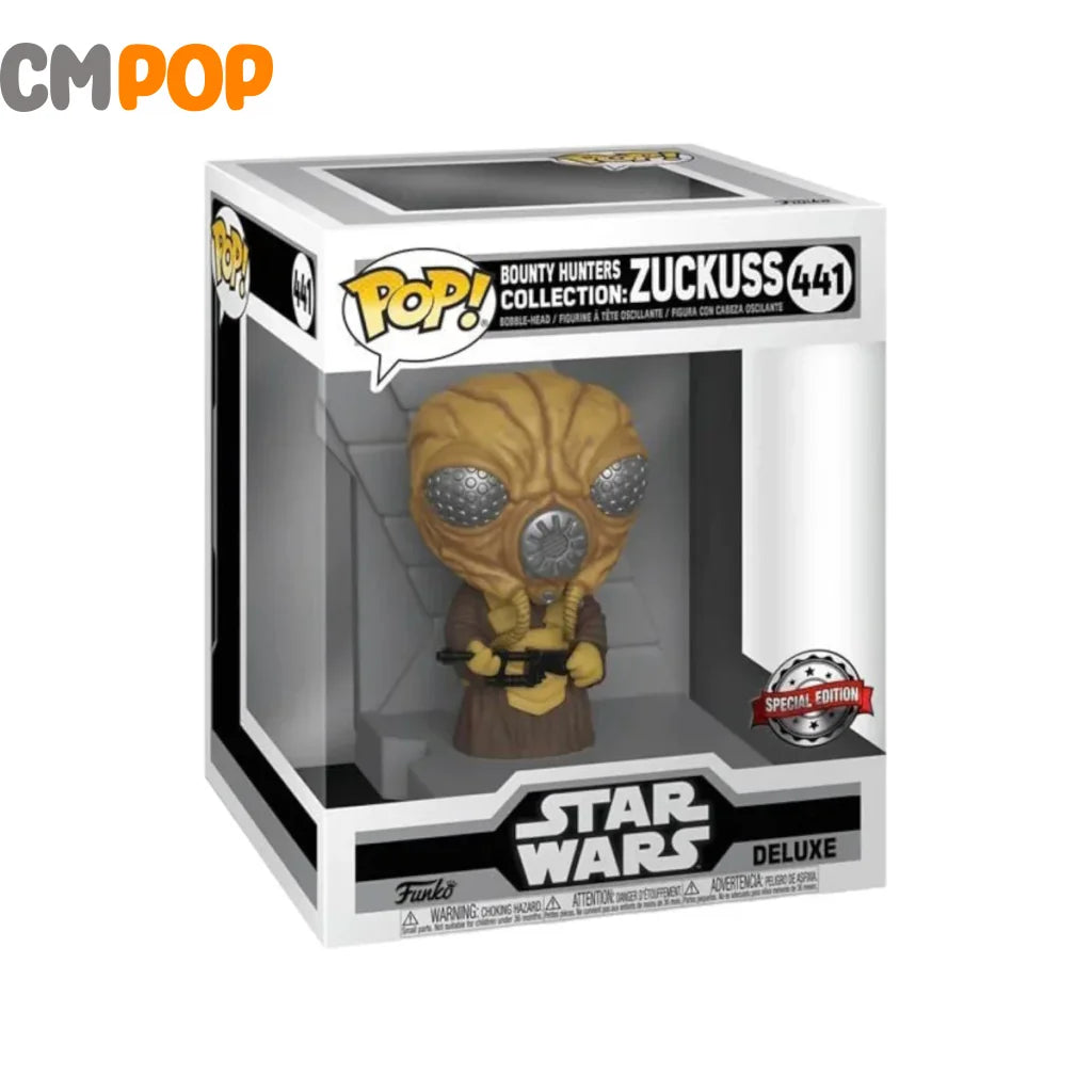 Bounty Hunters Collection: Zuckuss - #441 Funko Pop! Star Wars Deluxe Special Edition Pop
