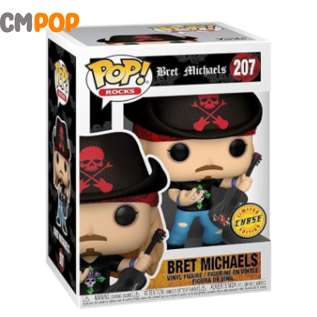 Bret Michaels - #207 Funko Pop! Pop Rocks Chase Exclusive