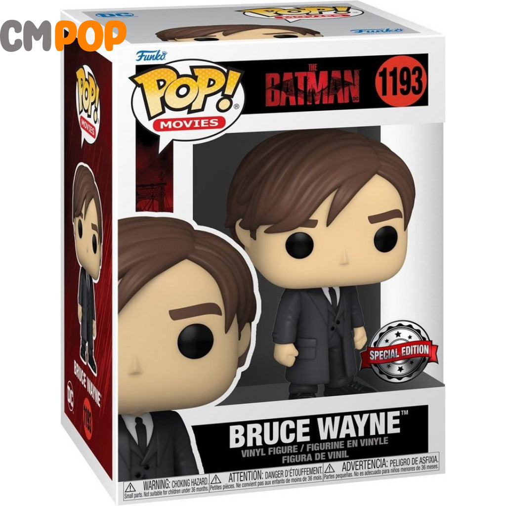 Bruce Wayne - #1193 - Funko Pop! - The Batman - Special Edition Funko Pop