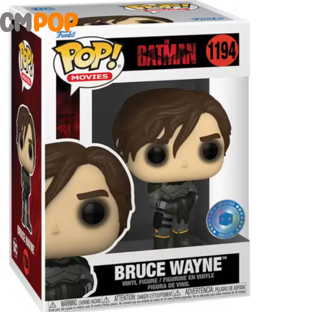Bruce Wayne - #1194 - Funko Pop! - The Batman - Pop In The Box Exclusive Funko Pop