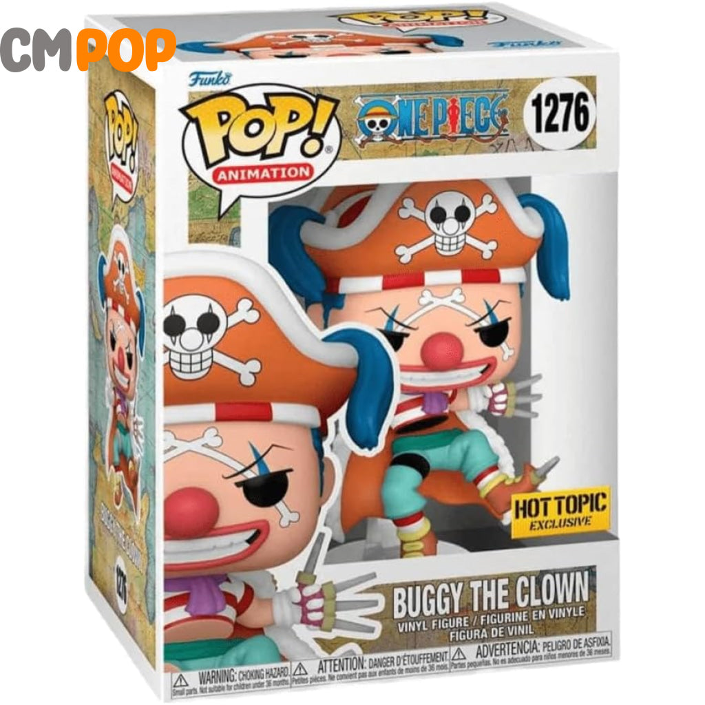 Buggy The Clown - #1276 Funko Pop! One Piece Hot Topic Exclusive Pop