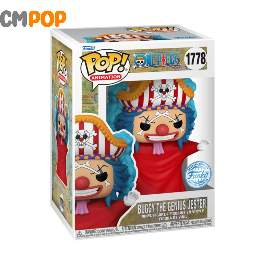 Buggy The Genius Jester - #1778 Funko Pop! Animation One Piece Limited Edition Pop