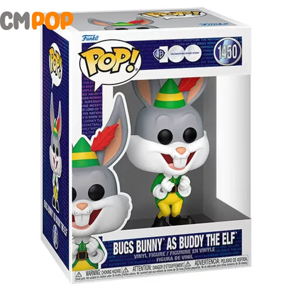 Bugs Bunny As Buddy The Elf - #1450 Funko Pop! Warner Bros 100Th Pop