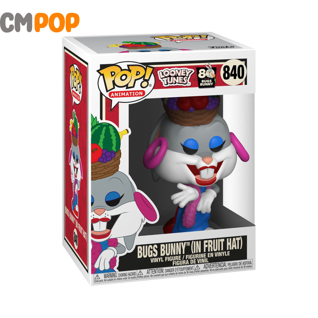 Bugs Bunny In Fruit Hat - #840 Funko Pop! Looney Tunes Pop