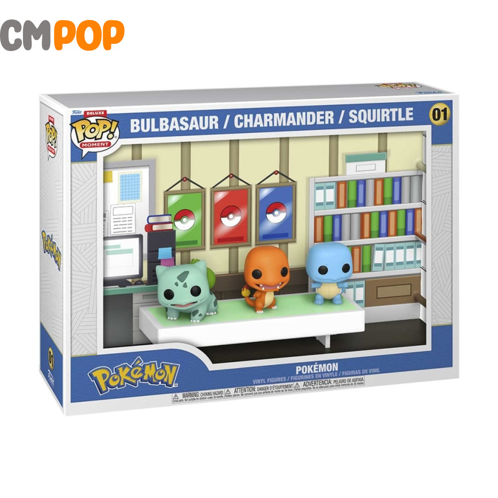 Bulbasaur/ Charmander/ Squirtle - #01- Funko Pop! Moment Pokémon Pop