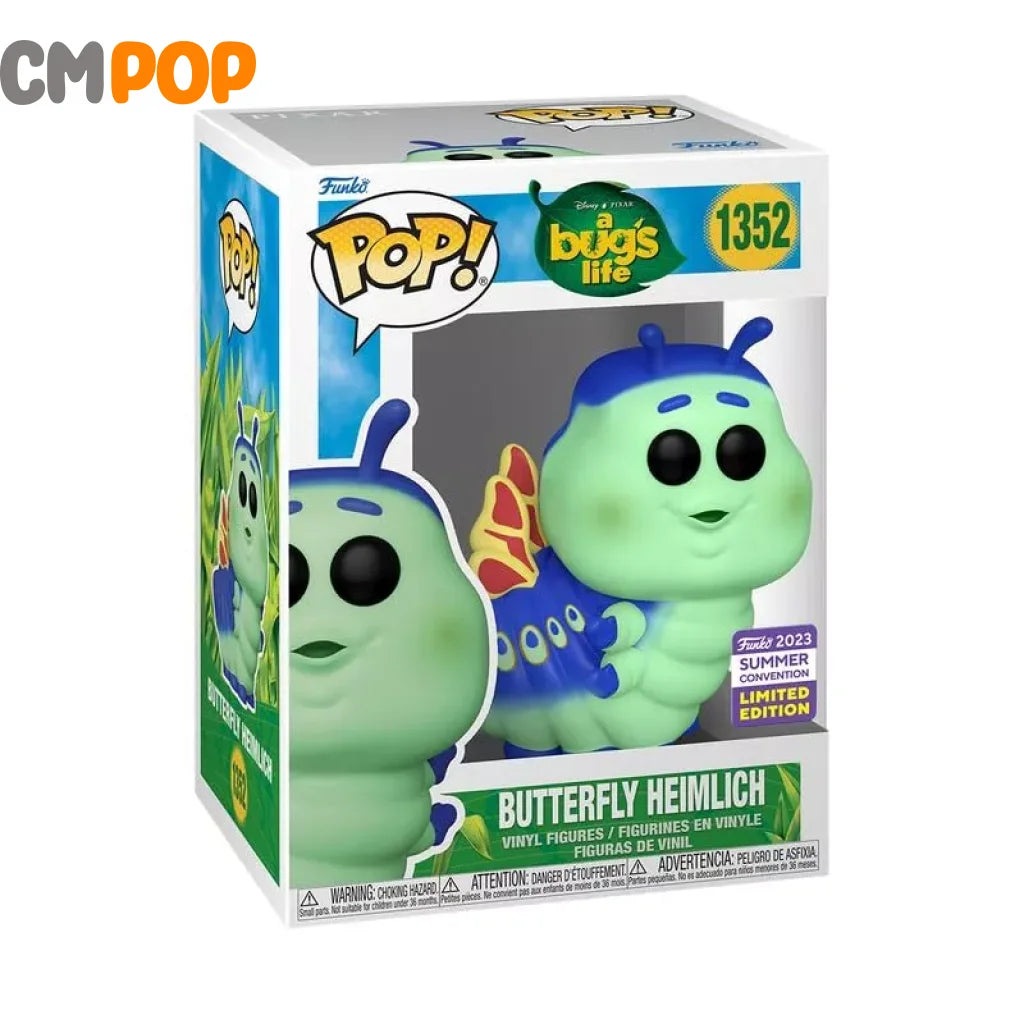 Butterfly Heimlich - #1352 Funko Pop!- Disney A Bugs Life 2023 Summer Convention Limited Edition Pop